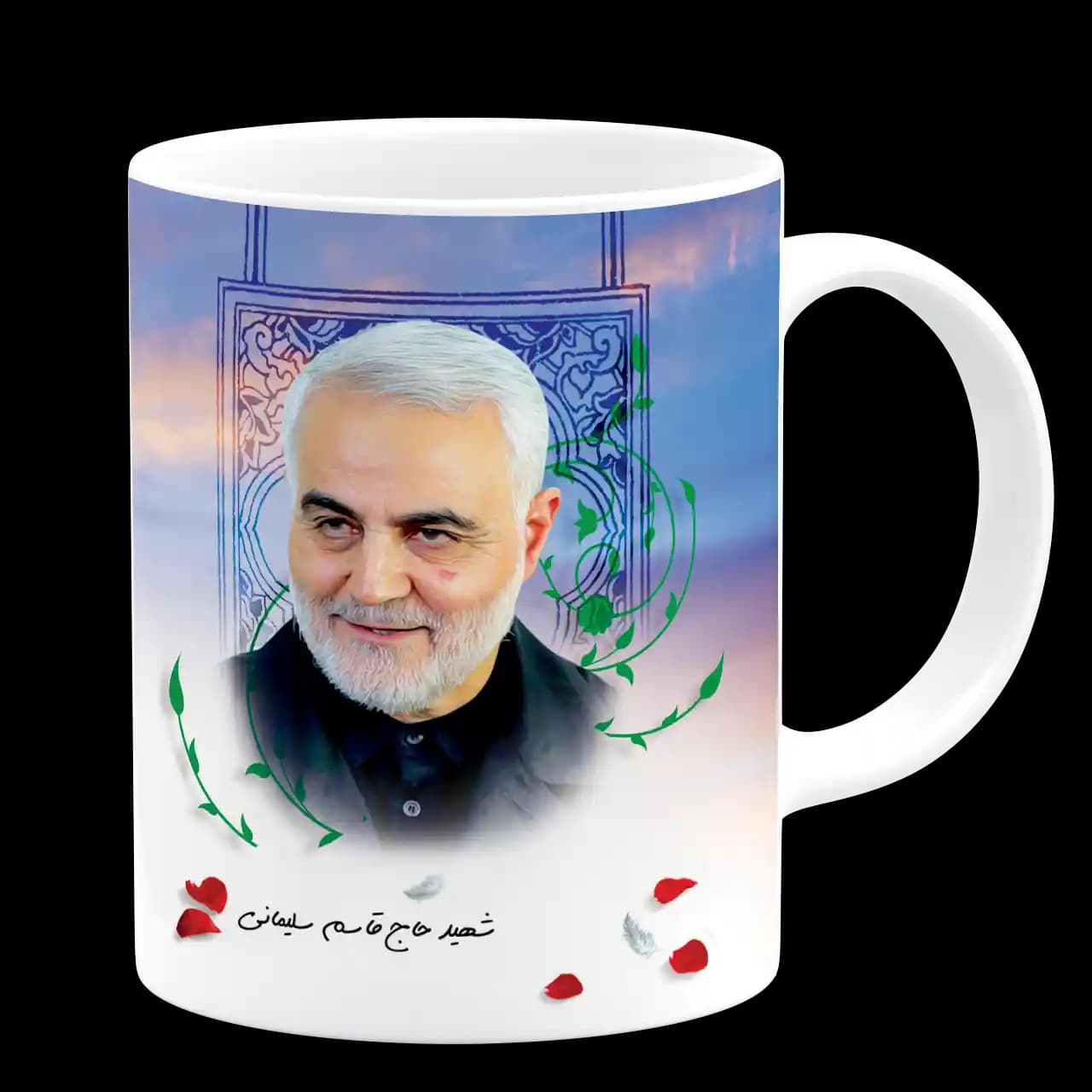 ماگ سردار شهید حاج قاسم سلیمانی مدل Z15 — تصویر ۳