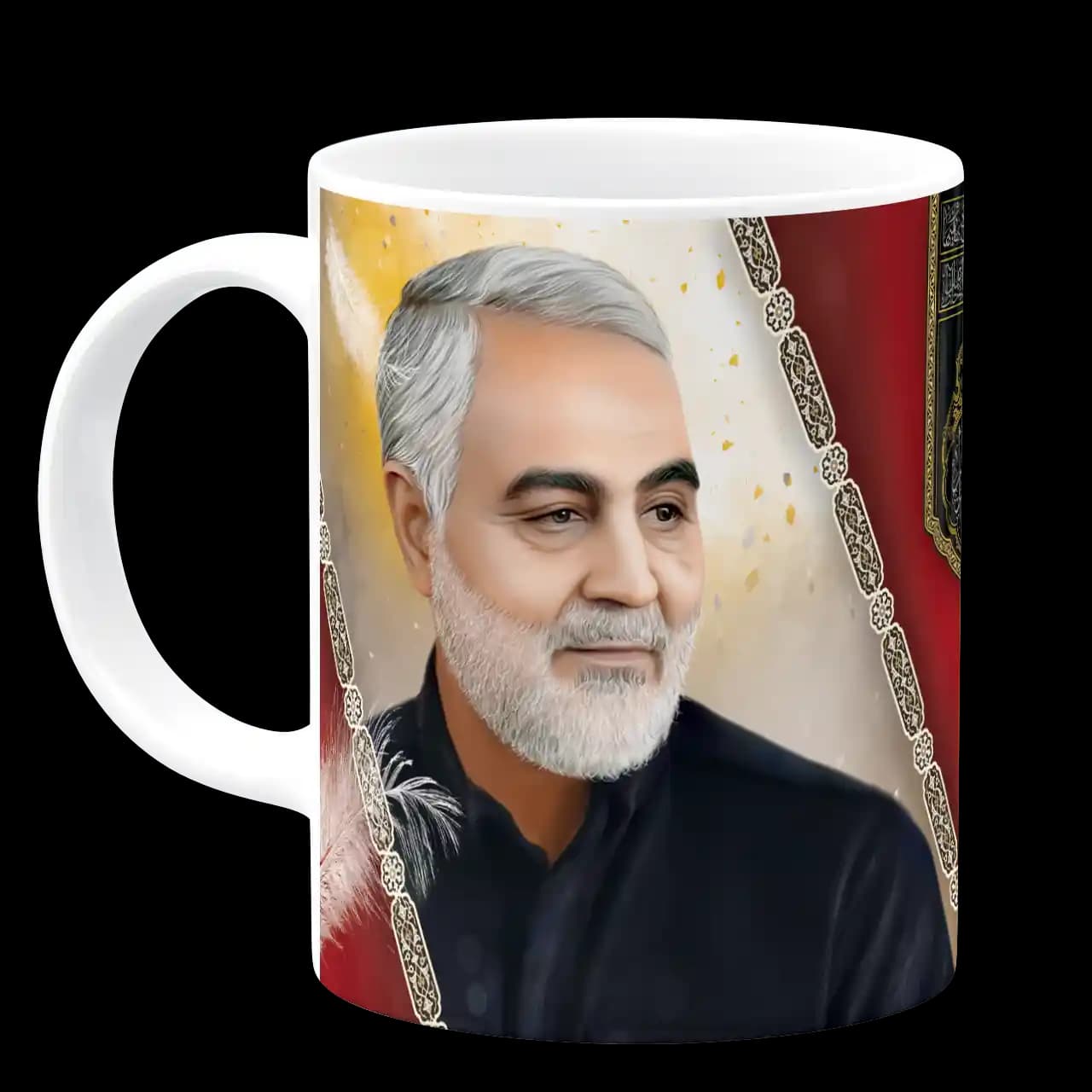 ماگ سپهبد شهید حاج قاسم سلیمانی مدل Z12 — تصویر ۲