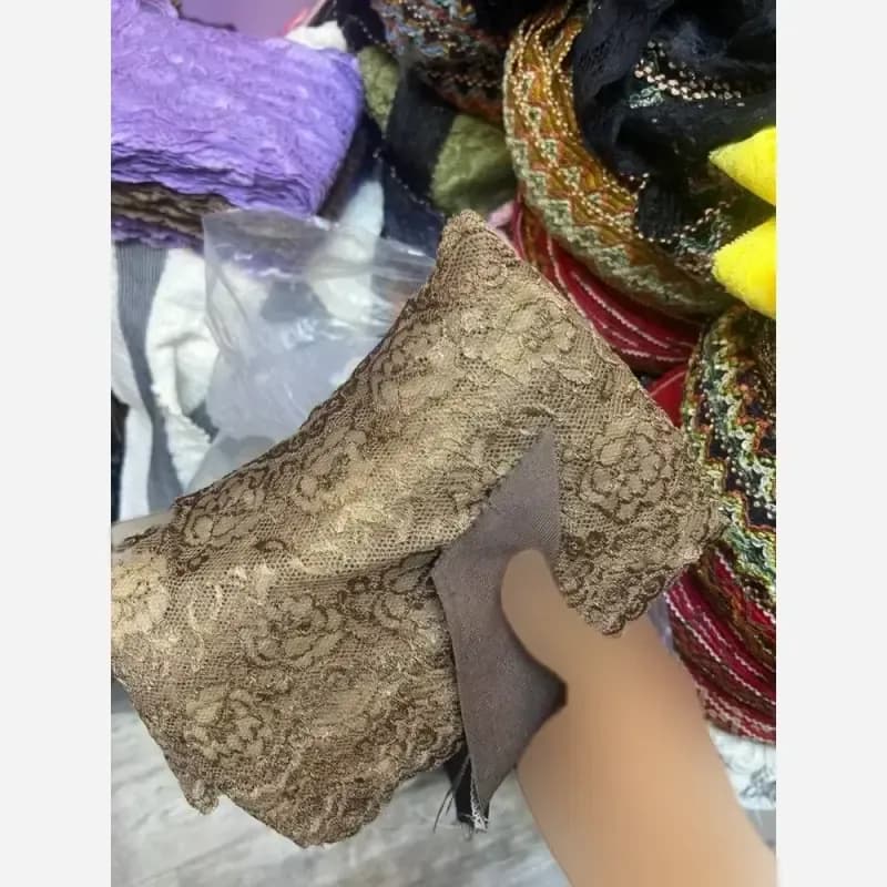 بارونی زنانه مدل پرستو جنس کتان تی سی سایز بزرگ و معمولی کمر گت دار — تصویر ۴