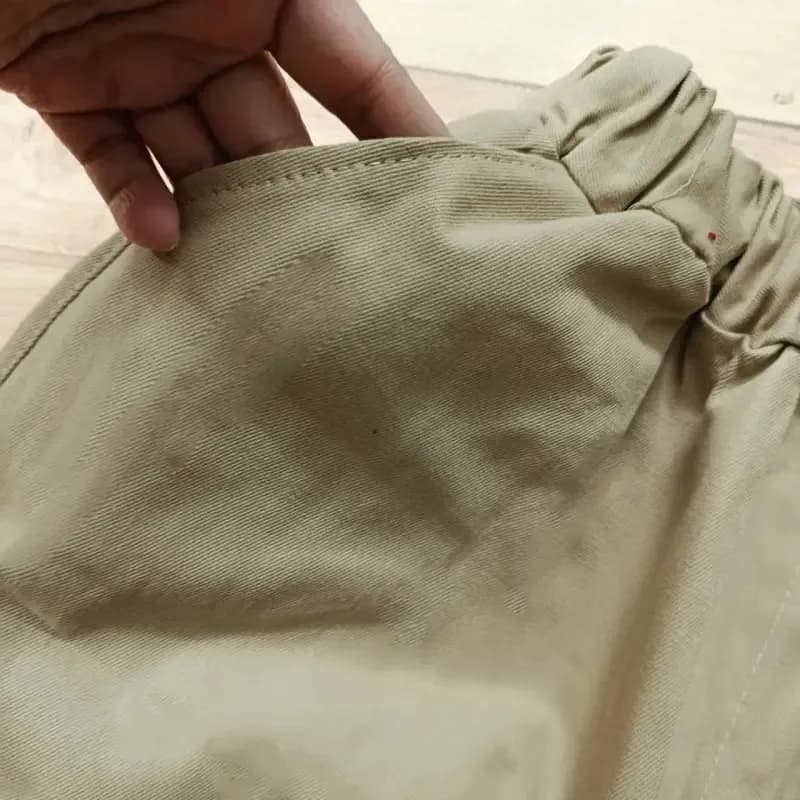بلوز دورس پنبه سوپر و شلوار کتان پنبه مام سایزبندی 55 تا 70 — تصویر ۷