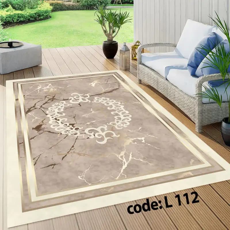 مخمل فرش (فرشینه) کد FAM_L 112