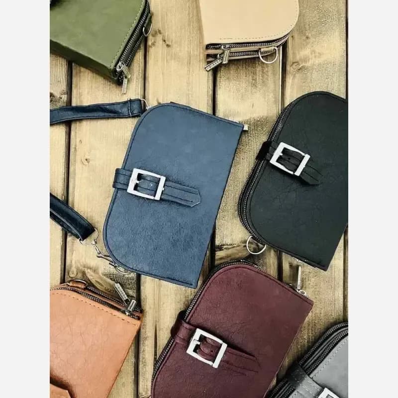 کیف کلاسیک دو خونه بند دوشی قابل تنظیم — تصویر ۵