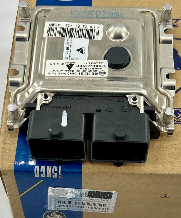 واحد کنترل الکترونیکی ECU بوش ME17 تکسوز BOSCH – پژو 206/پژو 207/پارس TU5/رانا/سمند/دنا — تصویر ۲