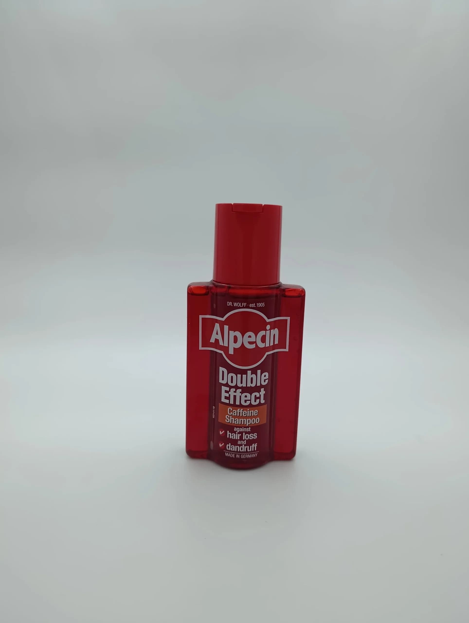 شامپو ضد ریزش و ضد شوره دابل افکت آلپسین Alpecin Double Effect حجم ۲۰۰ میلی‌لیتر (اورجینال آلمان)