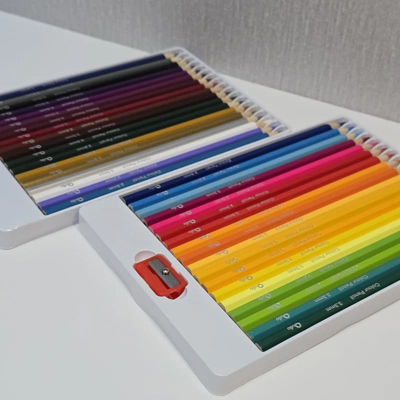 مداد رنگی 36 رنگ مقوایی با تراش کویلو Quilo کد 634159 — تصویر ۳