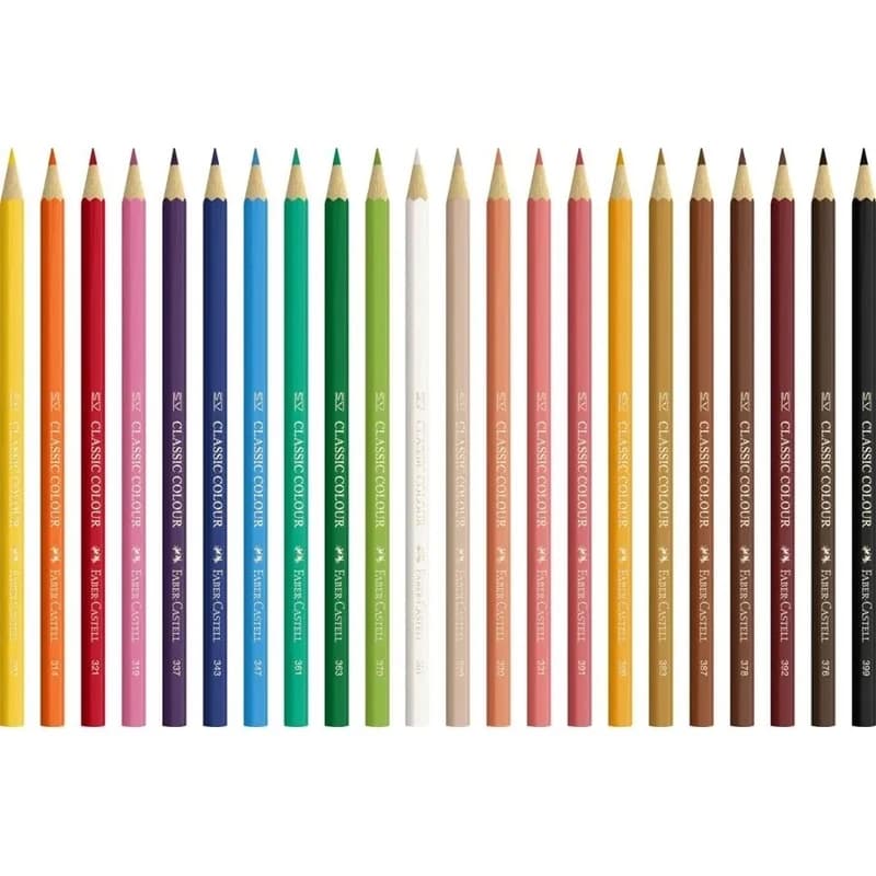 مداد رنگی 22 رنگ فابرکاستل FABER-CASTELL مخصوص رنگ پوست کد115803 — تصویر ۴