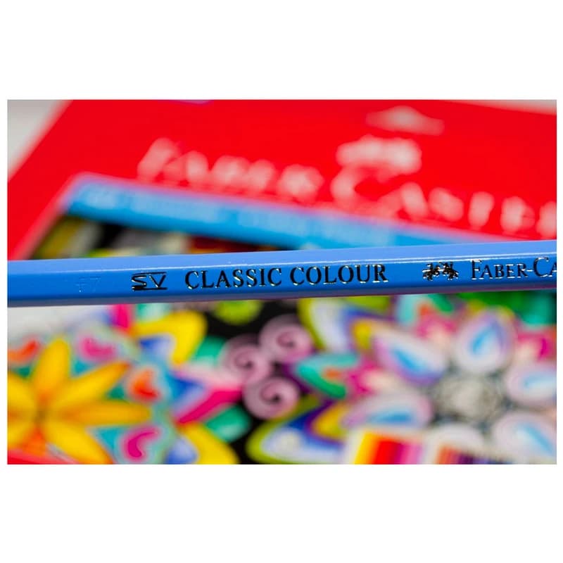 مداد رنگی 48 رنگ فلزی فابرکاستل FABER-CASTELL کد 115849 — تصویر ۳