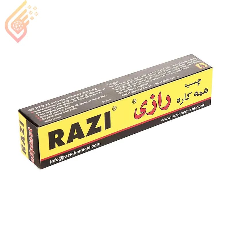 چسب همه کاره رازی مدل Allplast 50ml — تصویر ۲