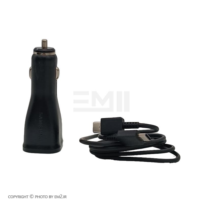 شارژر فندکی 25W سامسونگ به همراه کابل 2 سر تایپ سی اصل چین — تصویر ۴