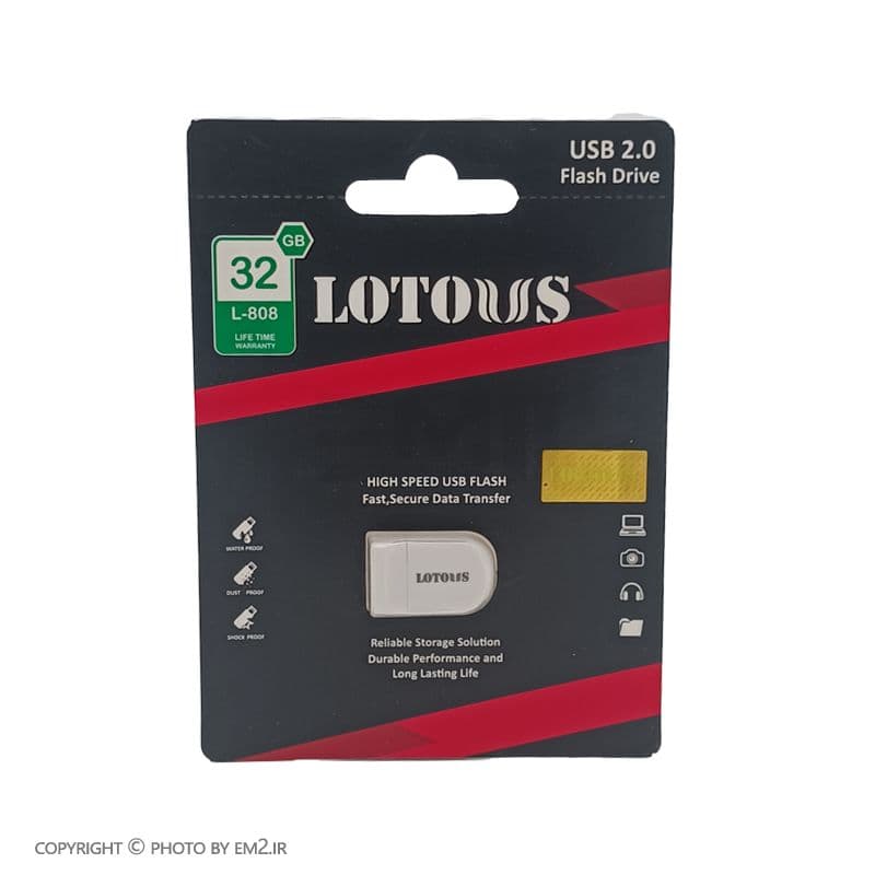 فلش مموری LOTOUS مدل L808 ظرفیت 32G