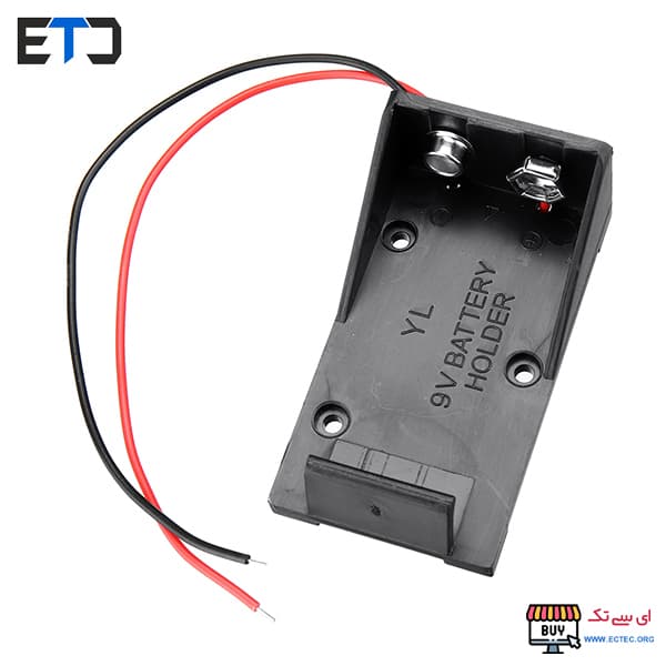 جا باتری کتابی 9 ولت تخت 9V-6F22 — تصویر ۴