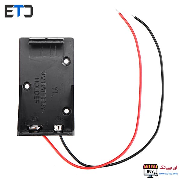 جا باتری کتابی 9 ولت تخت 9V-6F22 — تصویر ۵