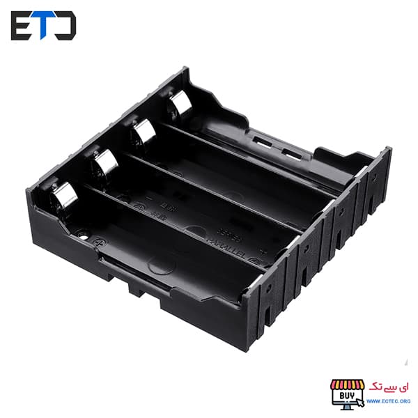 جاباتری چهار تایی لیتیوم یون 3.7V سایز 18650 روبردی DIP — تصویر ۴