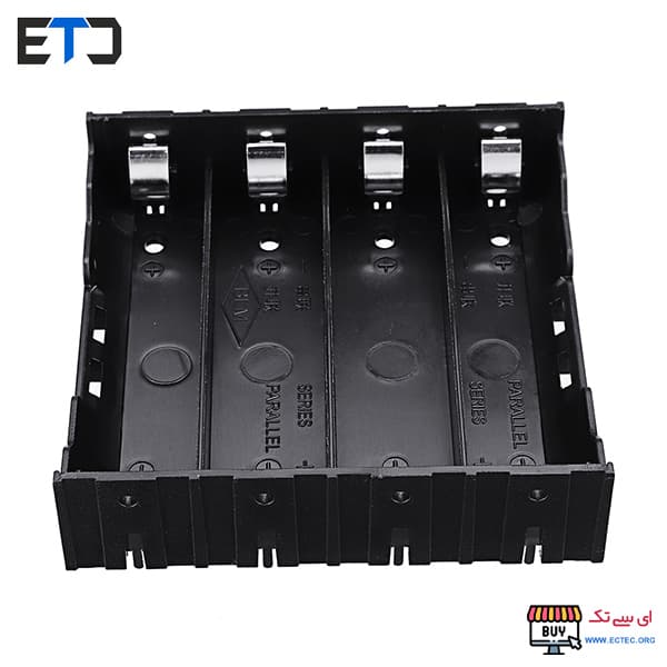 جاباتری چهار تایی لیتیوم یون 3.7V سایز 18650 روبردی DIP — تصویر ۸