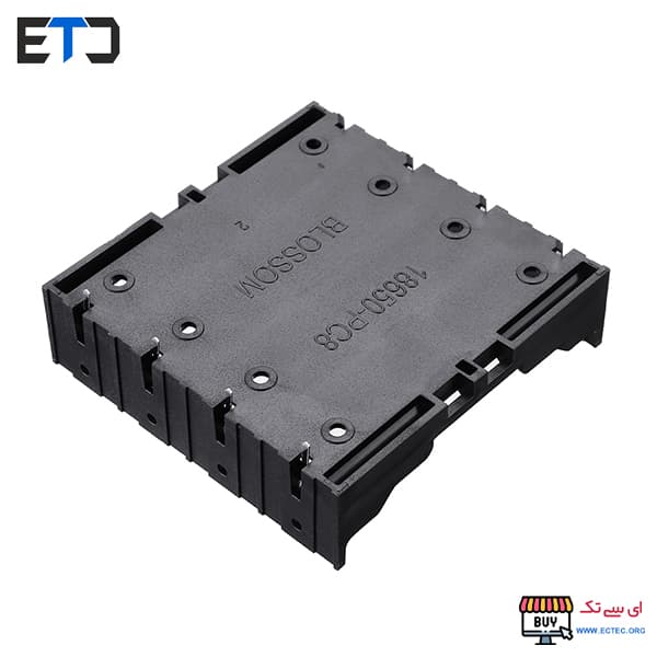 جاباتری چهار تایی لیتیوم یون 3.7V سایز 18650 روبردی DIP — تصویر ۲