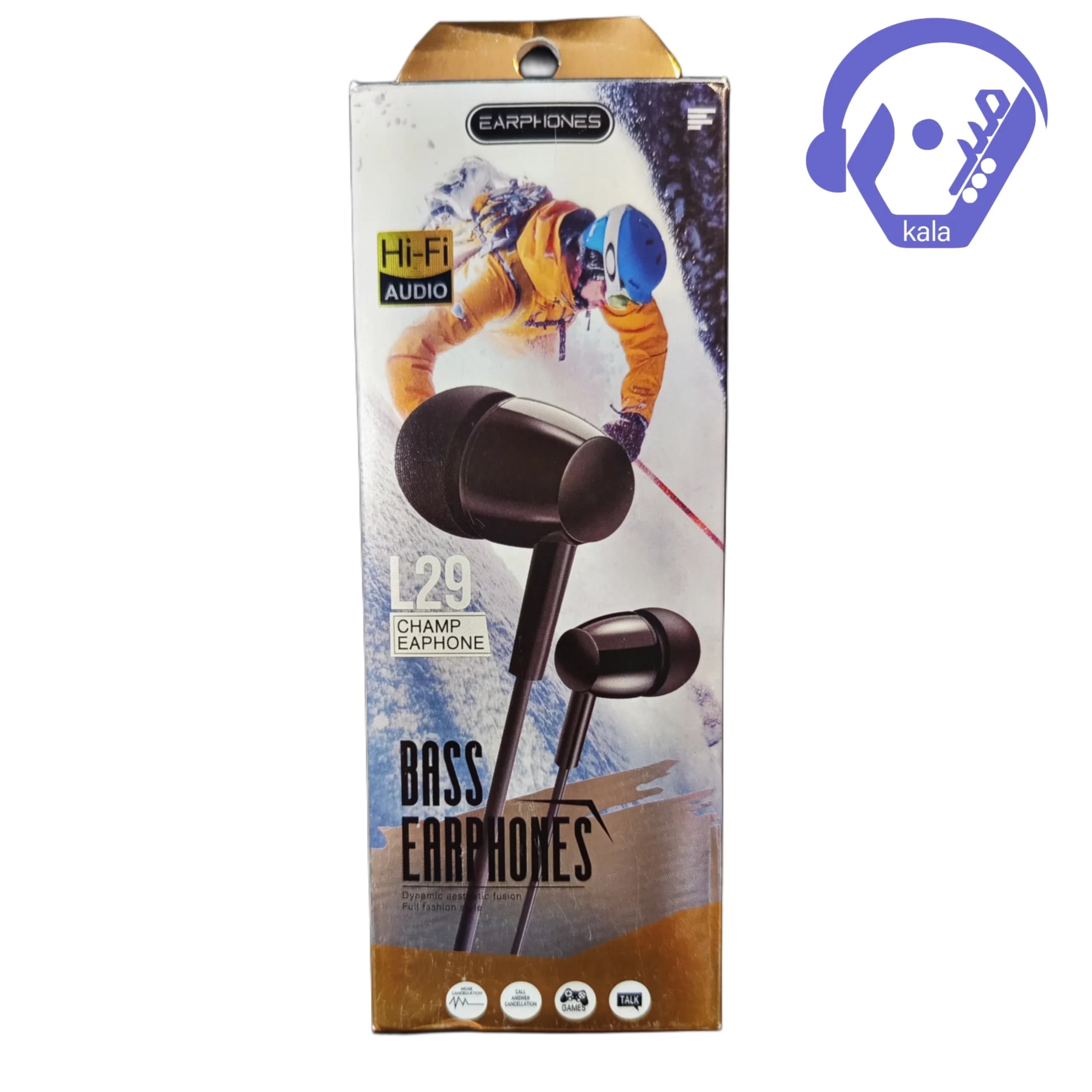 هندزفری سیمی مدل L29 BASS EARPHONES — تصویر ۲
