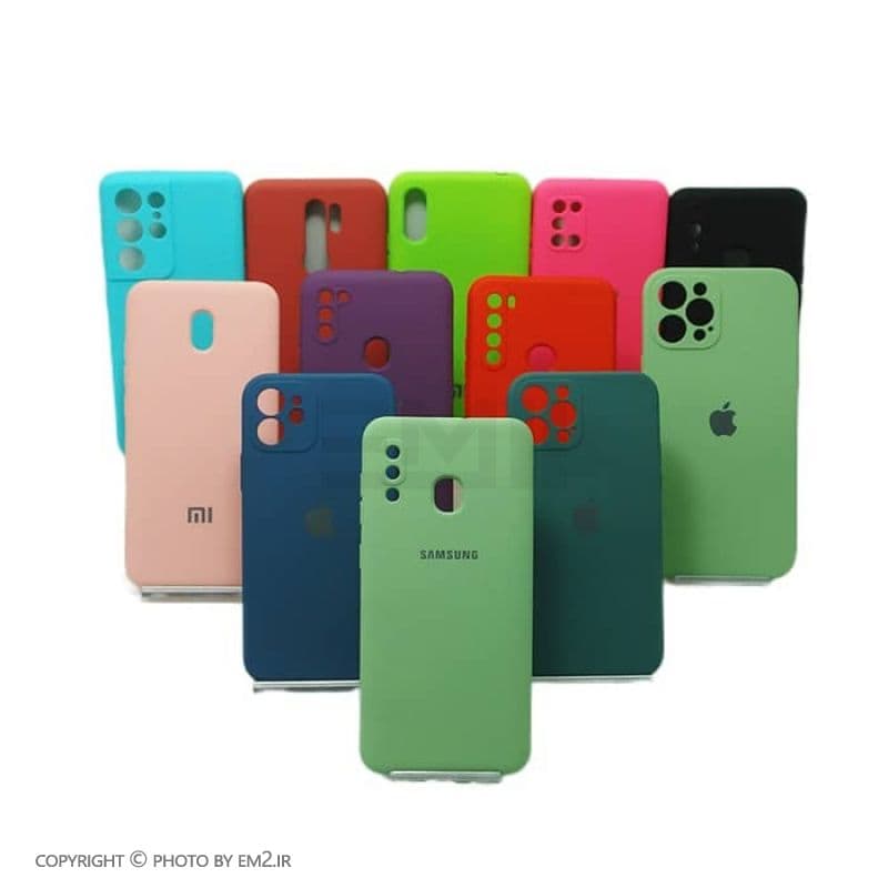 گارد سیلیکونی محافظ لنز دار مدل IP 13 PRO