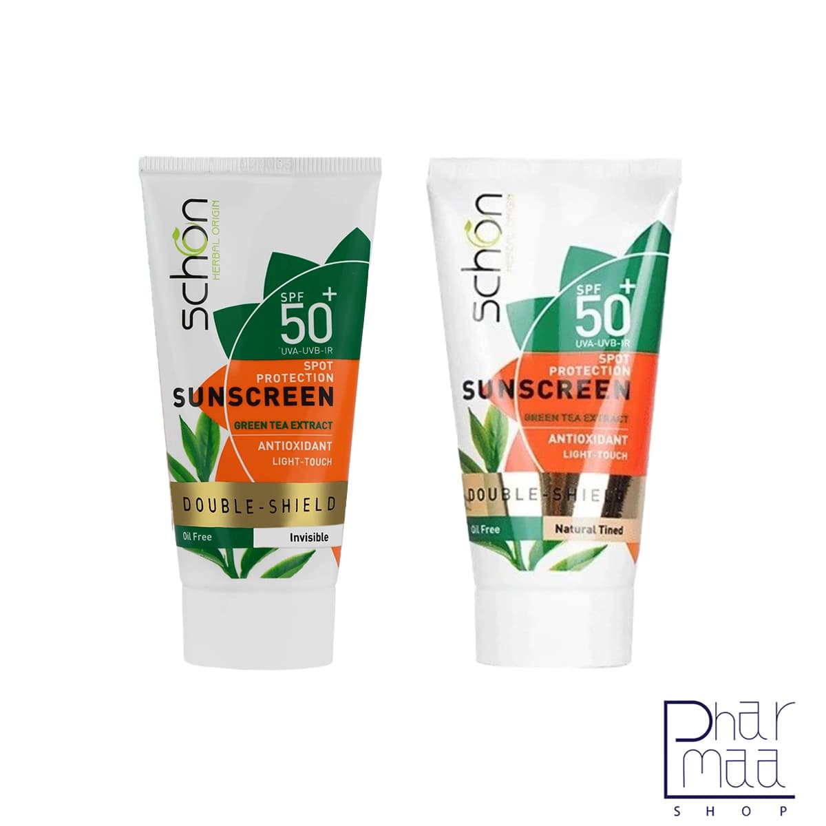 کرم ضدآفتاب دابل شیلد SPF50+ فاقد چربی 50 میل شون