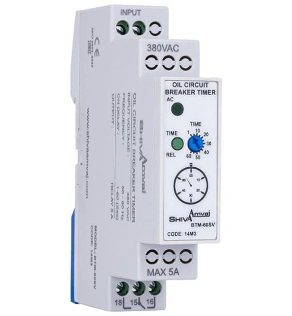 تایمر کلید روغنی سری M مدل BTM-60SV کد 14M3 برند شیوا امواج