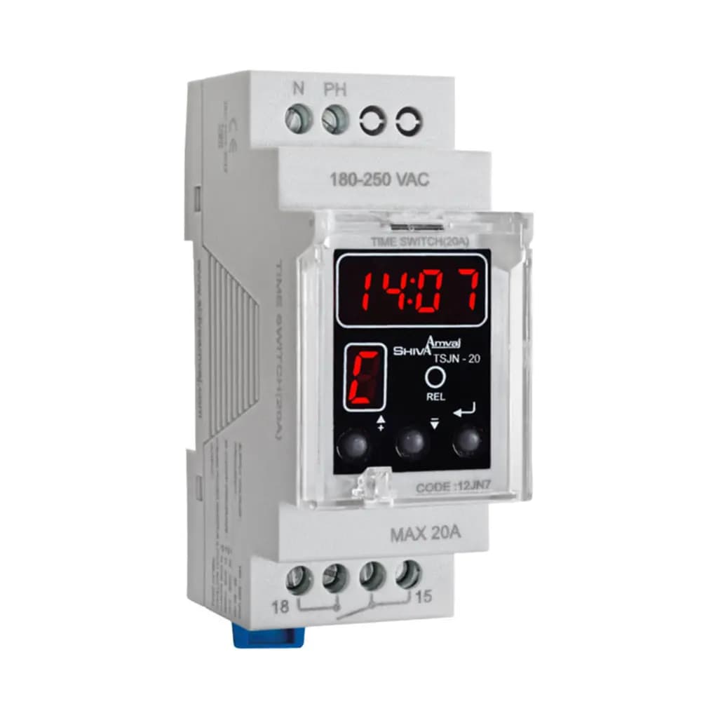 ساعت فرمان 20A سری N مدل TSJN-20 کد 12JN7 برند شیوا امواج
