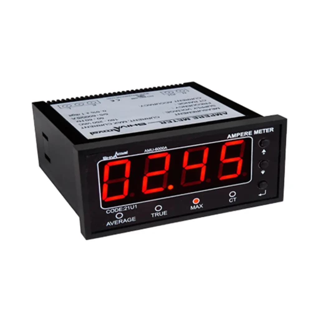 آمپرمتر 96*48 مدل AMU_6000A کد 21U1 برند شیوا امواج