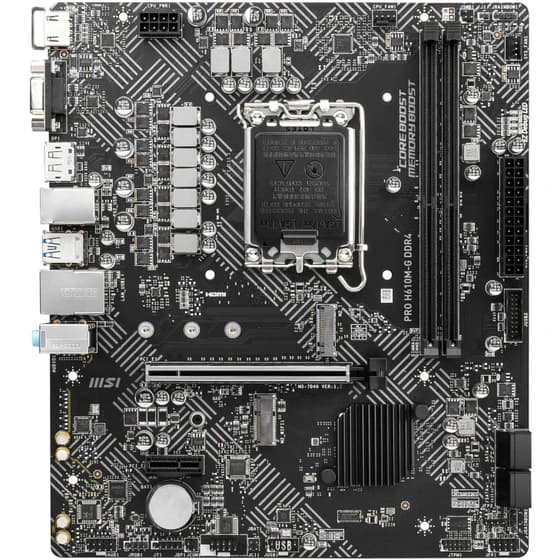 باندل نسل 12 مادربرد ام اس آی PRO H610M-G DDR4 با پردازنده CORE i3 12100F