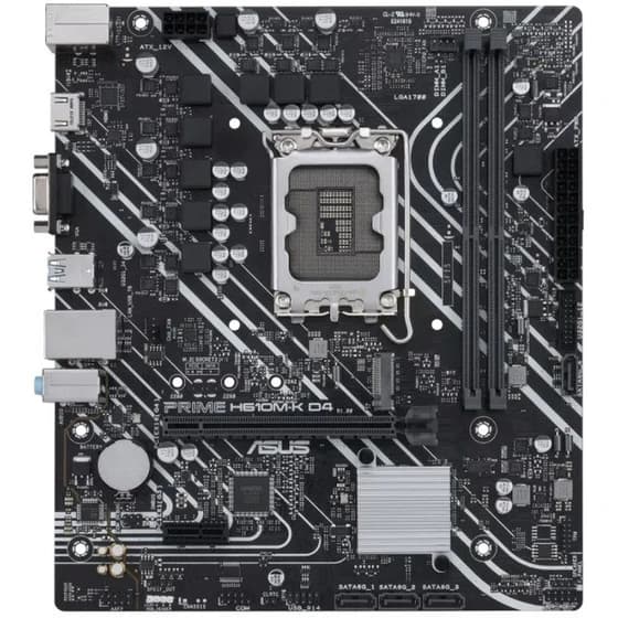 باندل نسل 12 مادربرد ASUS H610 M-K DDR4 با پردازنده CORE I5 12400F