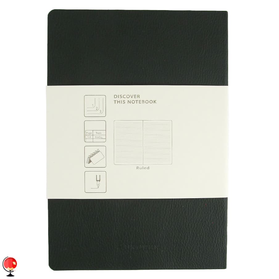 دفتر یوروپن مدل Soft Cover Medium Slim سبز لجنی — تصویر ۴