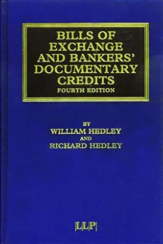 و دانلود نسخه کامل کتاب زبان اصلی Bills of Exchange and Bankers’ Documentary Credits (Maritime and Transport Law Library) 4th Edition PDF | دانلود کتاب خارجی