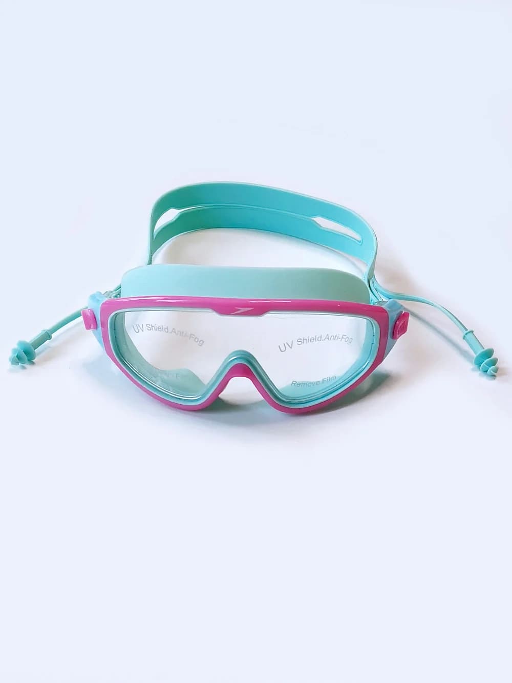 عینک استخر کودکان دخترانه و پسرانه فرم بزرگ برند اسپیدو ( Speedo ) گوشگیر دار — تصویر ۲