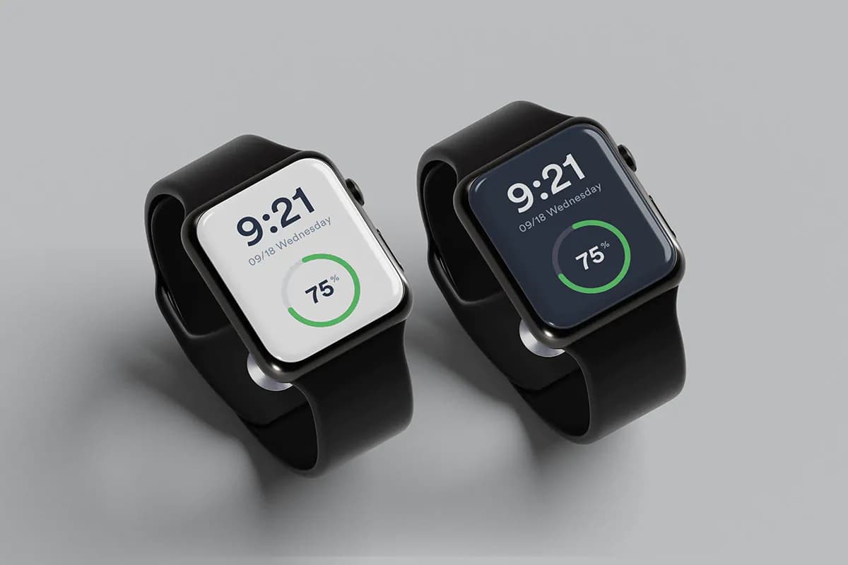 موکاپ ساعت هوشمند اپل Apple — تصویر ۸