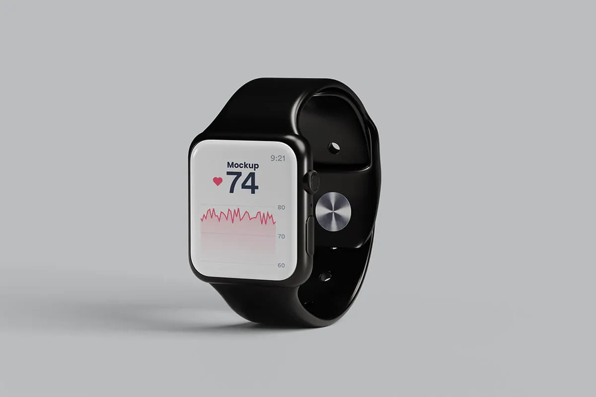 موکاپ ساعت هوشمند اپل Apple — تصویر ۲