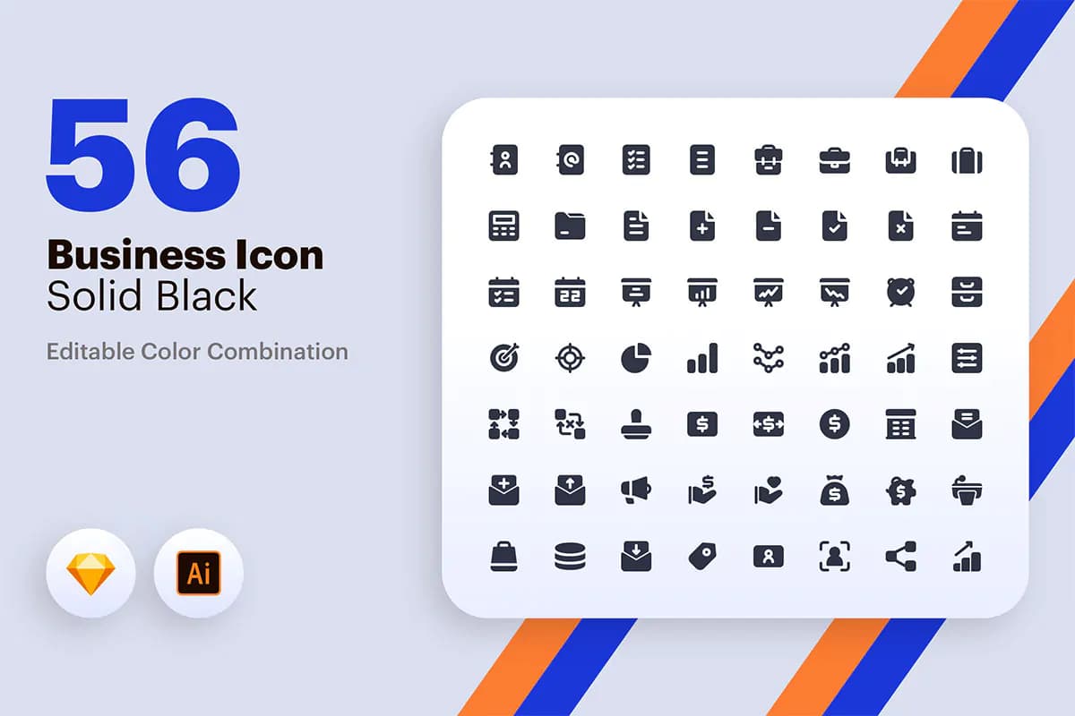 56 آیکون بیزینس و کسب و کار
