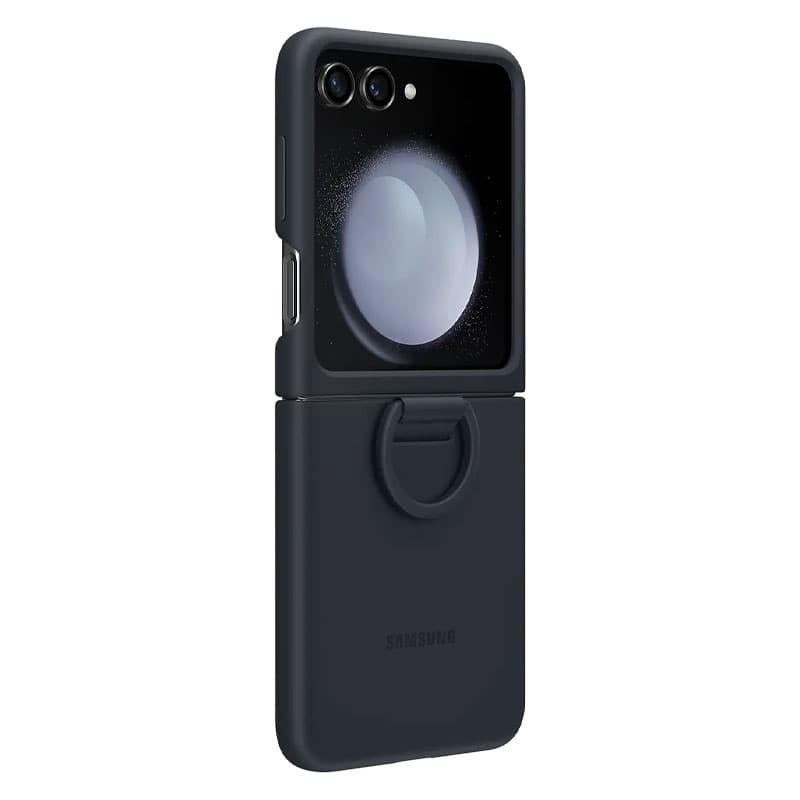 کاور اصلی سامسونگ Galaxy Z Flip5 Silicone Case with Ring