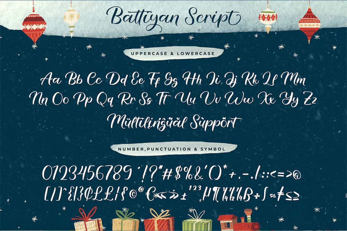فونت رمانتیک Battiyan — تصویر ۵