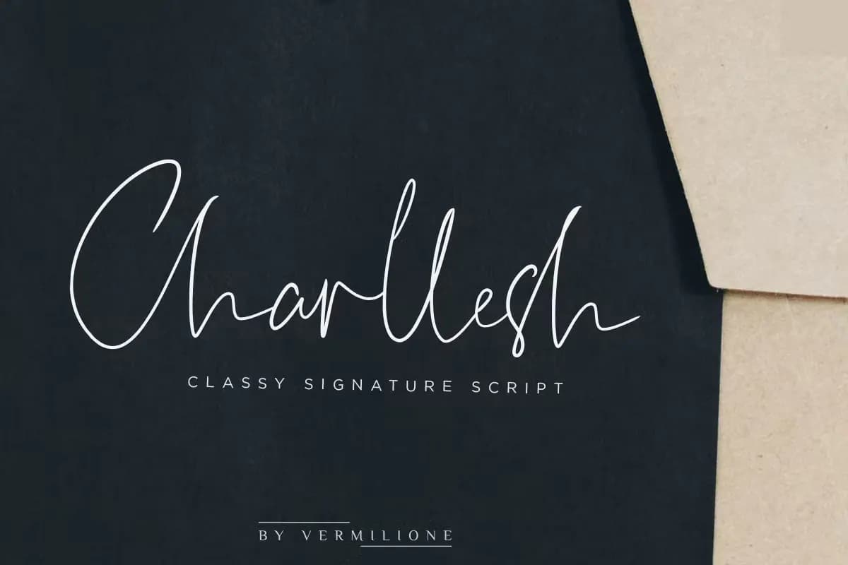فونت امضا Charllesh Classy