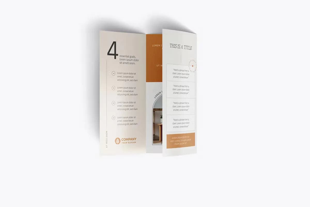 موکاپ بروشور سه لت – 8 فایل — تصویر ۶
