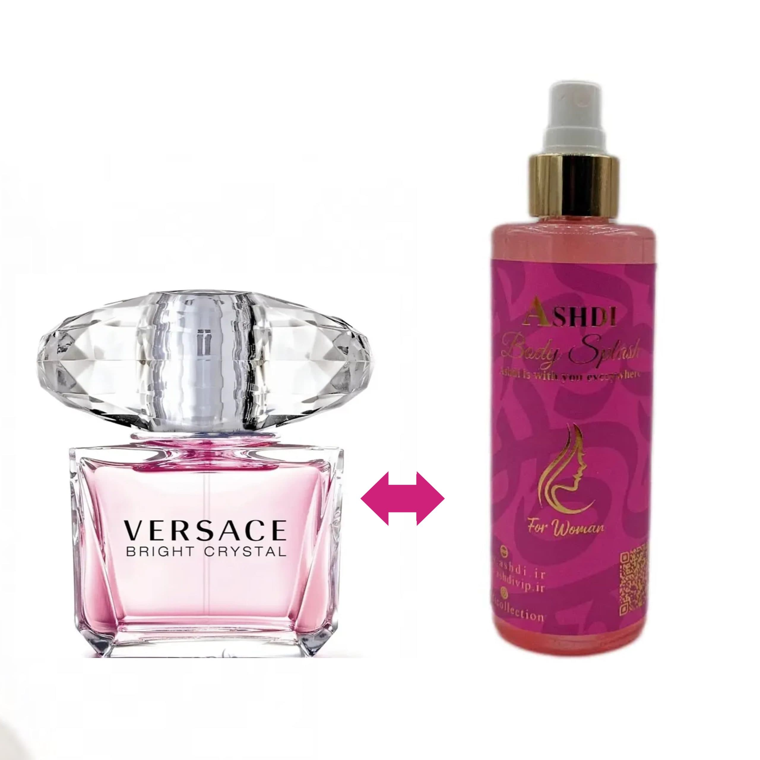 بادی اسپلش ورساچه صورتی-برایت کریستال | Versace Bright Crystal