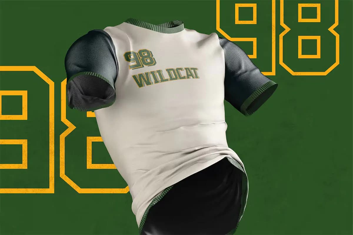تایپ فیس ورزشی Wildcat — تصویر ۵