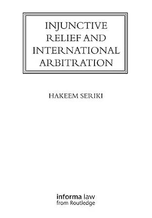 و دانلود نسخه کامل کتاب زبان اصلی Injunctive Relief and International Arbitration (Lloyd’s Arbitration Law Library) PDF | دانلود کتاب خارجی