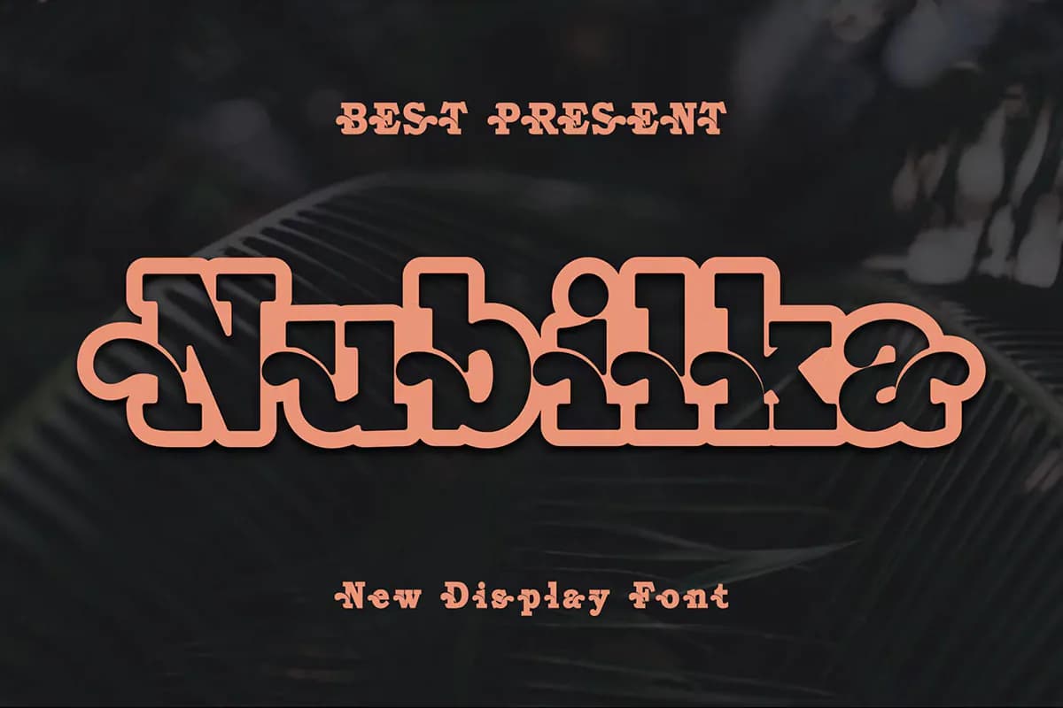 لوگو فونت Nubilka