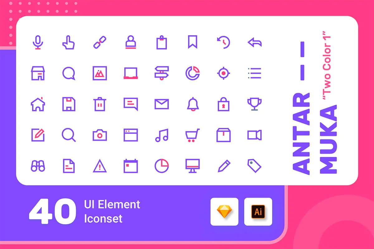 40 آیکون رابط کاربری UI