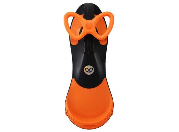 سه چرخه لوپ کار مشکی -نارنجی چرخ ژله ای (loopcar)