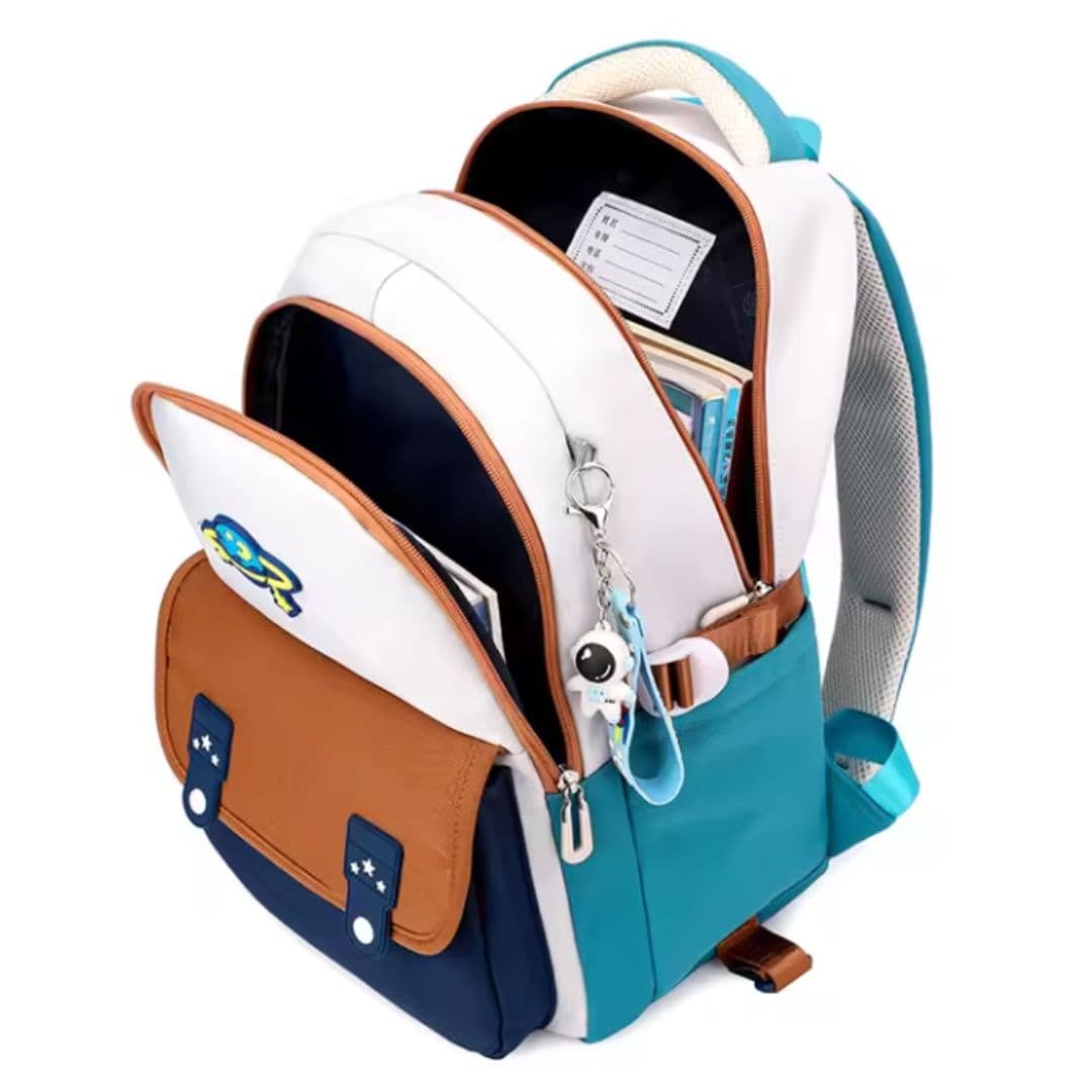کوله پشتی چرخدار طرح سیاره و فضانورد کد 3293 — تصویر ۲