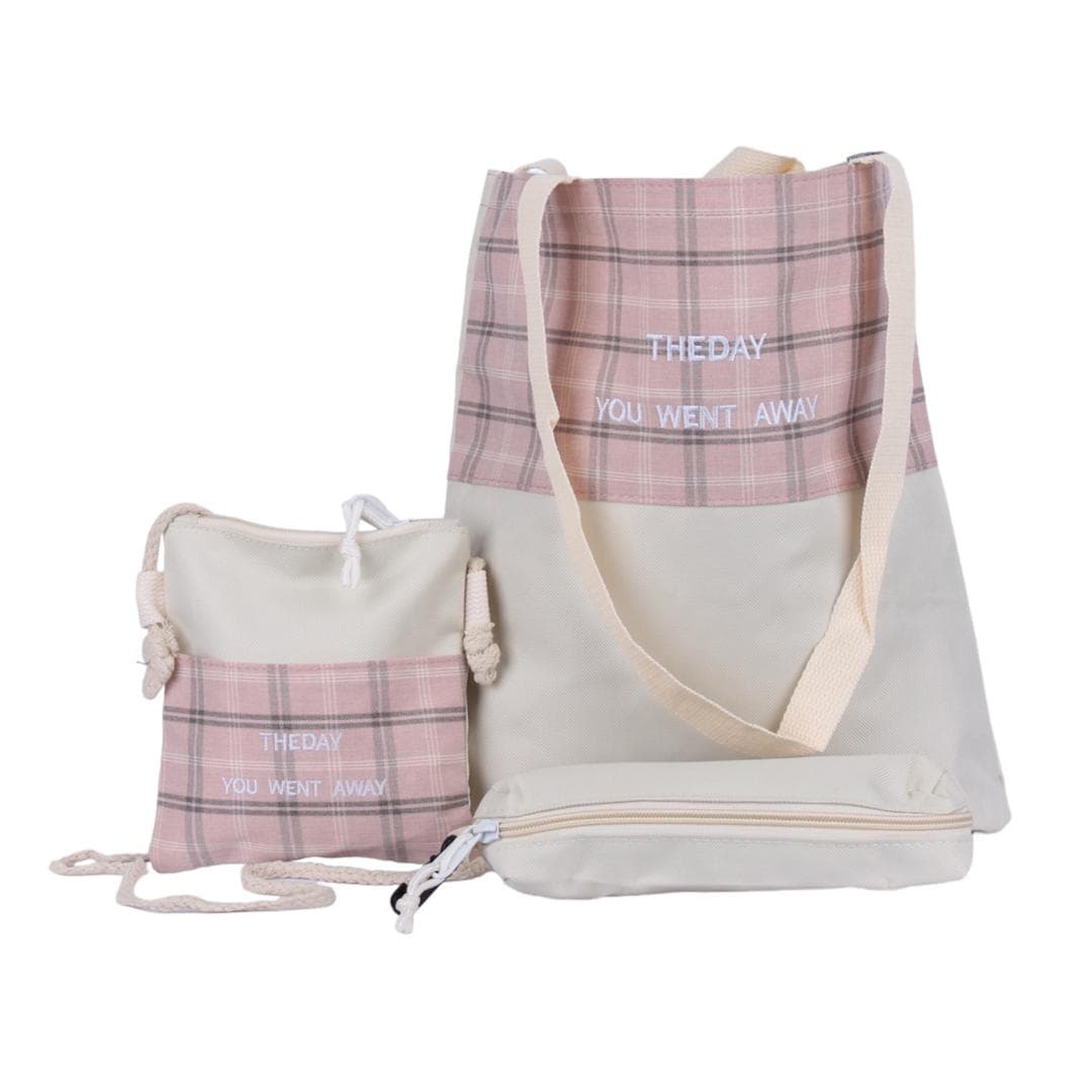 کوله پشتی طرح Burberry ست چهار تکه کد 958 — تصویر ۴
