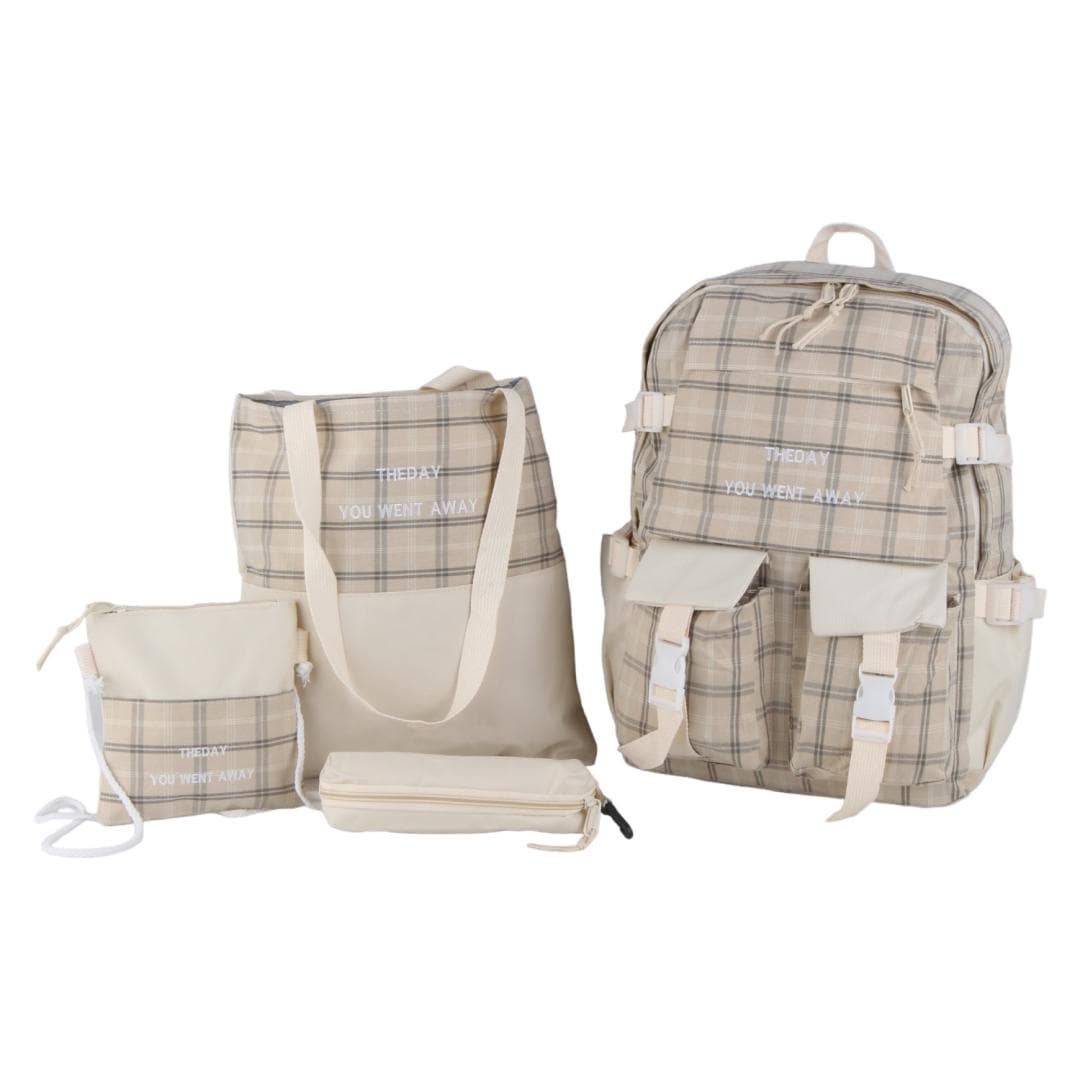 کوله پشتی طرح Burberry ست چهار تکه کد 958 — تصویر ۵