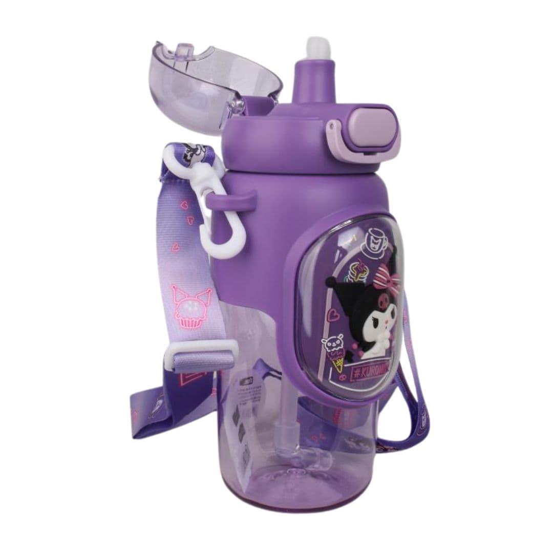 قمقمه طرح کرومی ذوق زده مدل دو حالته گنجایش 600ml کد 4135 — تصویر ۲
