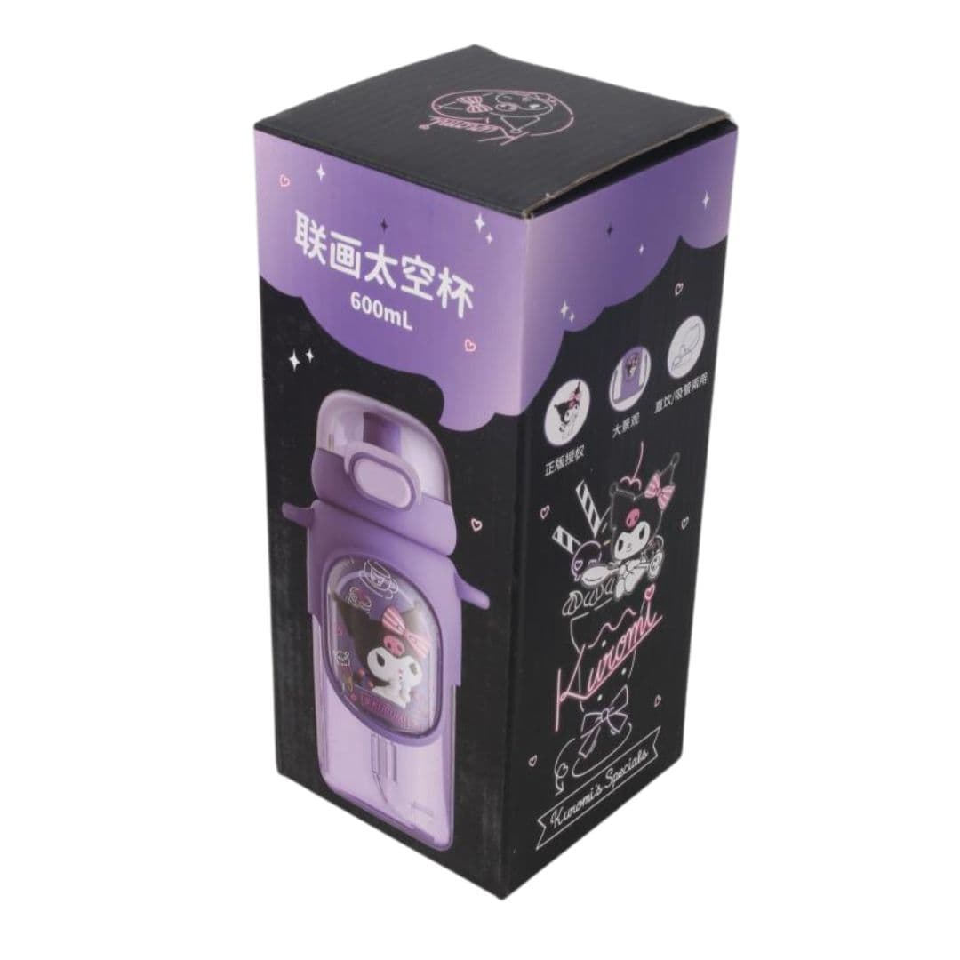 قمقمه طرح کرومی ذوق زده مدل دو حالته گنجایش 600ml کد 4135 — تصویر ۶