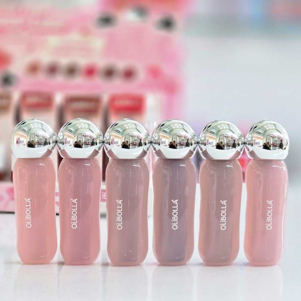 تینت لب خیس OLIBOLLA مدل Glass-Like Sheen ضد انتقال و ۲۴ ساعته — تصویر ۲