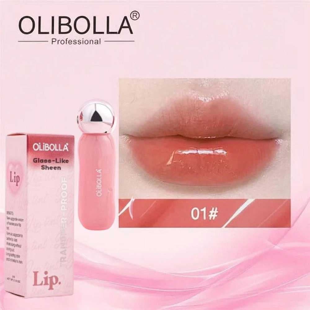 تینت لب خیس OLIBOLLA مدل Glass-Like Sheen ضد انتقال و ۲۴ ساعته — تصویر ۷